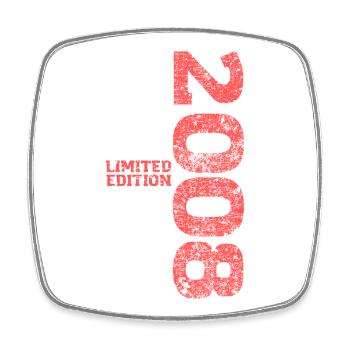 Édition limitée cadeau pour le 18e anniversaire 2008 - Magnet carré - blanc - Devant