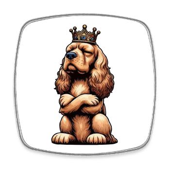 Cocker Spaniel Cocker Dog Cocker Spaniel Owner - Square fridge magnet - white - Front
