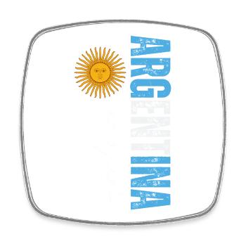 Fabriqué en Argentine, né en Argentine - Magnet carré - blanc - Devant