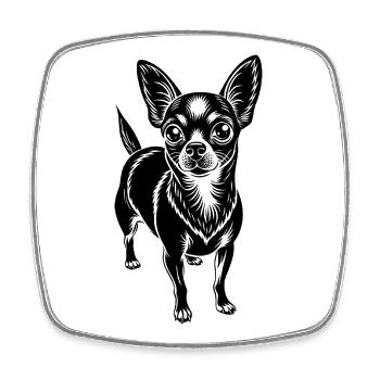 Chihuahua - Square fridge magnet - white - Front