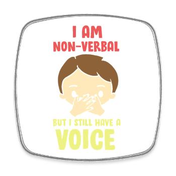 Autism Autistic Asperger's Syndrome - Square fridge magnet - white - Front