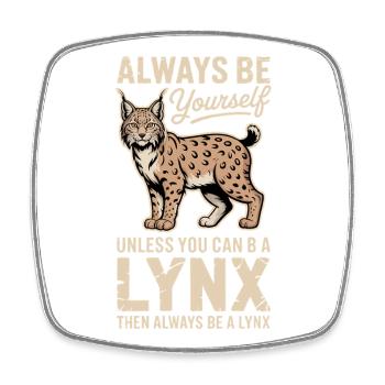 Luchs Sprüche Luchse Lustiges Luchs Geschenk - Viereckiger Kühlschrankmagnet - Weiß - Vorne