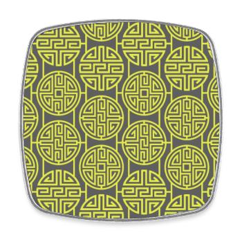 Modèle chinois - Magnet carré - blanc - Devant