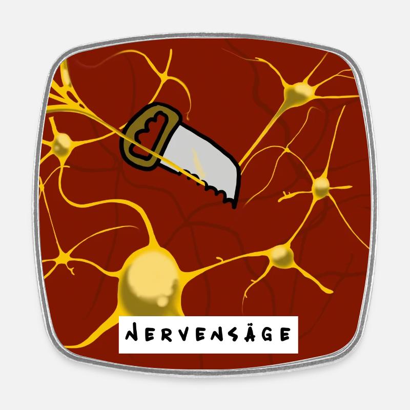 Nervensäge - Viereckiger Kühlschrankmagnet - Weiß