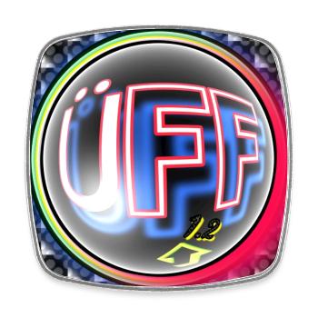 Üff [Status] - Club WoW - Viereckiger Kühlschrankmagnet - Weiß - Vorne