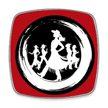 Line Dance mein Hobby - meine Passion - mein Ding - Viereckiger Kühlschrankmagnet - Weiß - Vorne