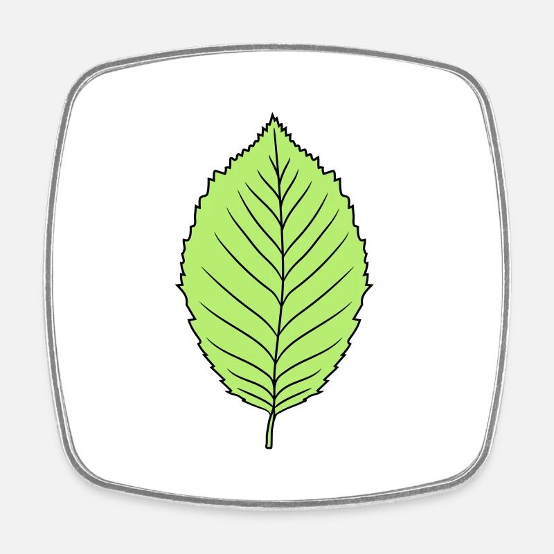 hêtre feuille arbre plante forme clip art conception forêt - Magnet carré - blanc