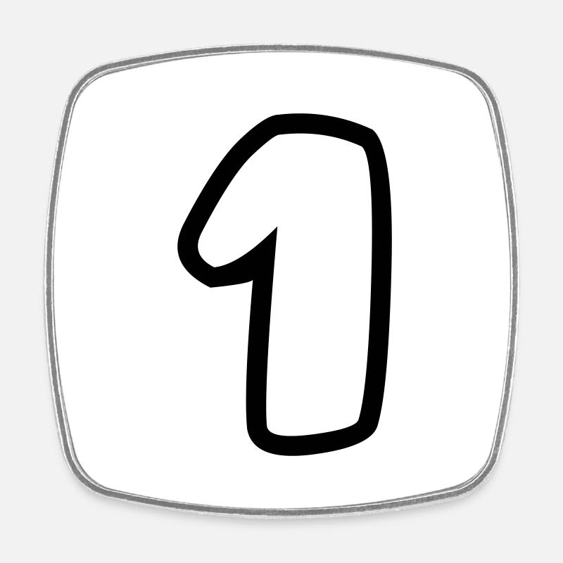 1 - Magnet carré - blanc
