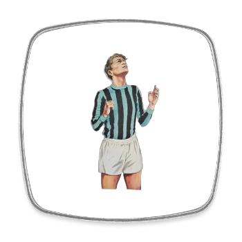 Football - Square fridge magnet - white - Front