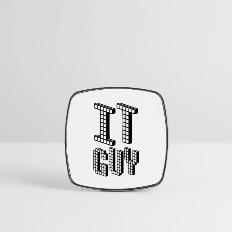 IT GUY | Nerd | | Computers Computer science Square fridge magnet