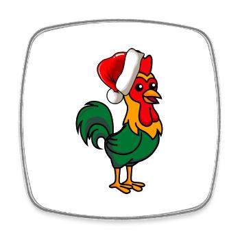 Hahn Comic Christmas - Square fridge magnet - white - Front