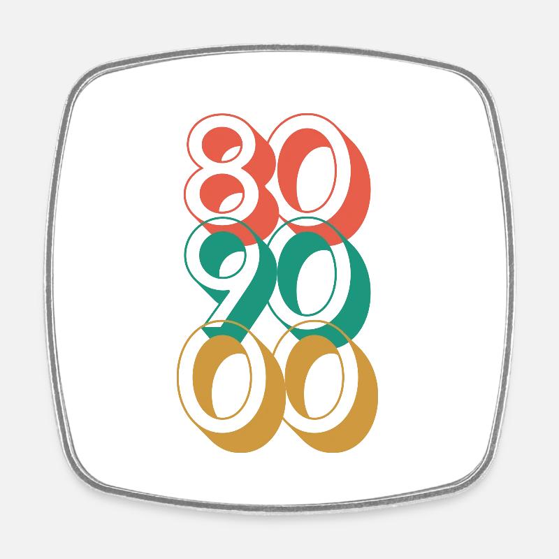 Generations - Square fridge magnet - white