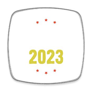 JGA 2023 Bachelor Party - Square fridge magnet - white - Front
