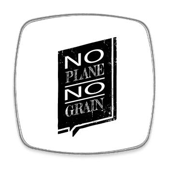Funshirt Apprentice Tools Carpenter Funny Tshirts - Square fridge magnet - white - Front