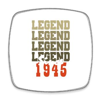 Cadeau 79e Anniversaire Vintage Né un mois de 1945 - Magnet carré - blanc - Devant