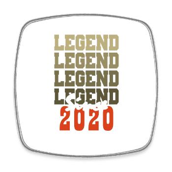 Cadeau 4e Anniversaire Vintage Né un mois de 2020 - Magnet carré - blanc - Devant