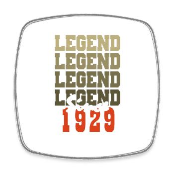 Vintage Born One Month 1929 95th Anniversary Gift - Square fridge magnet - white - Front