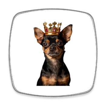 Chihuahua - Magnet carré - blanc - Devant
