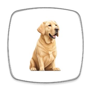 Labrador - Square fridge magnet - white - Front