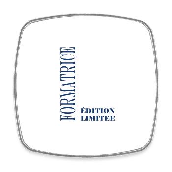 formatrice - Magnet carré - blanc - Devant