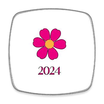 CHRISTMAS. YEAR. ANNIVERSARY. RETIREMENT. DAD. MAMAM. - Square fridge magnet - white - Front