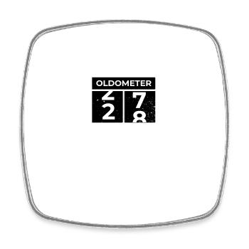 Oldometer 28. Geburtstag Lustiger Slogan zum 28. Geburtstag - Viereckiger Kühlschrankmagnet - Weiß - Vorne