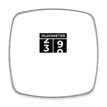 Oldometer 30. Geburtstag Lustiger Slogan zum 30. Geburtstag - Viereckiger Kühlschrankmagnet - Weiß - Vorne