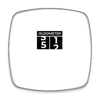 Oldometer 52nd Birthday Funny Slogan Turning 52 - Square fridge magnet - white - Front