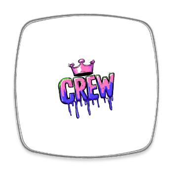 Crew Member - Square fridge magnet - white - Front