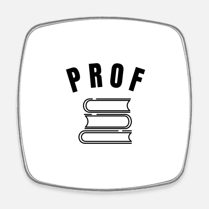 Collection Prof - Profession - Magnet carré - blanc