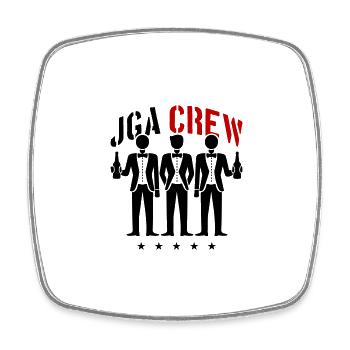 Bachelor Party Crew Bachelor Party - Square fridge magnet - white - Front