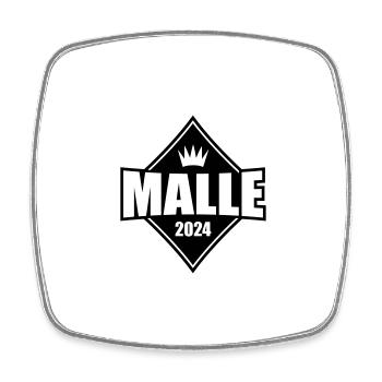 L’équipe Malle 2024 Mallorca - Magnet carré - blanc - Devant