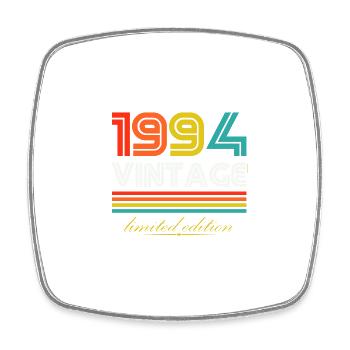 Vintage, 1994, Vintage Retro, Cadeau - Magnet carré - blanc - Devant