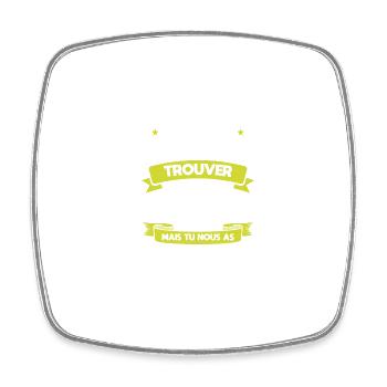 Dad Father's Day Gift Birthday Best of Life - Square fridge magnet - white - Front