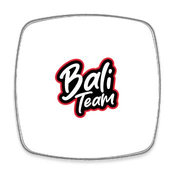 Bali Team - Square fridge magnet - white - Front