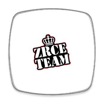Zrce Team - Viereckiger Kühlschrankmagnet - Weiß - Vorne