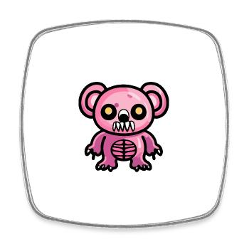 Koala Halloween Animal - Magnet carré - blanc - Devant