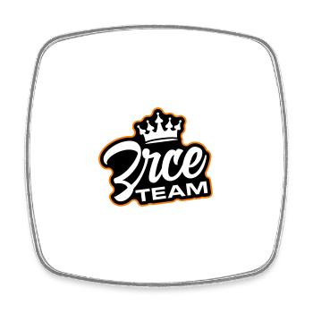 L’équipe Zrce - Magnet carré - blanc - Devant