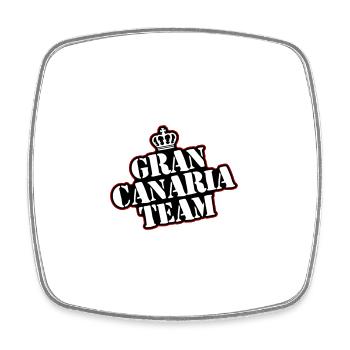 Gran Canaria Team - Viereckiger Kühlschrankmagnet - Weiß - Vorne