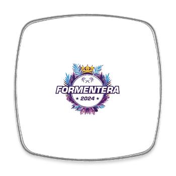 Formentera 2024 - Magnet carré - blanc - Devant