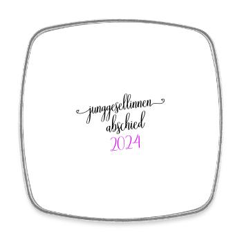 Hen Party 2024 Hen - Square fridge magnet - white - Front