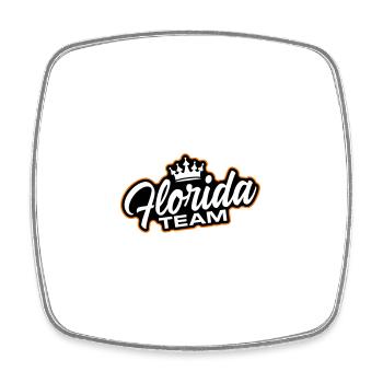 Florida Team - Square fridge magnet - white - Front