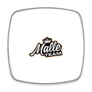 L’équipe Malle - Magnet carré - blanc - Devant
