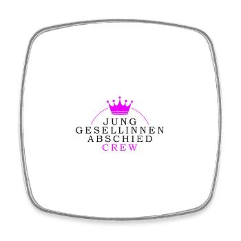 Hen Party Crew Hen - Square fridge magnet - white - Front