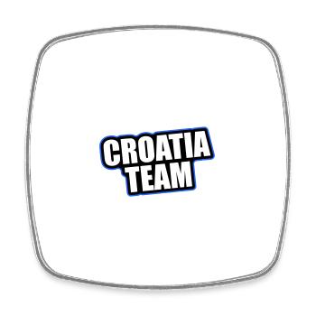 Vacances de voyage de l’équipe Croatie - Magnet carré - blanc - Devant