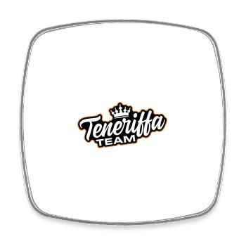 L’équipe de Tenerife - Magnet carré - blanc - Devant