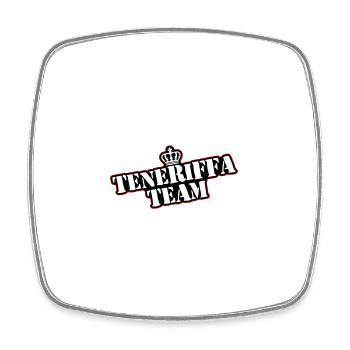 L’équipe de Tenerife - Magnet carré - blanc - Devant