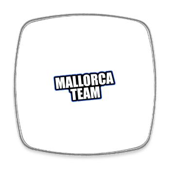 Mallorca Team Reisen Urlaub - Viereckiger Kühlschrankmagnet - Weiß - Vorne