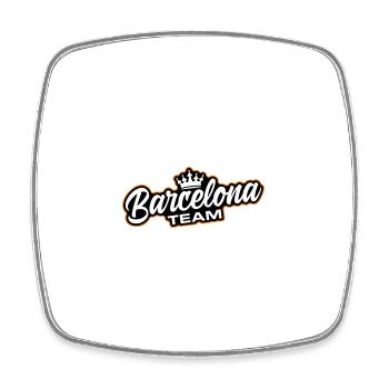 Barcelona Team - Square fridge magnet - white - Front