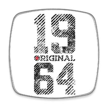 62E ANNIVERSAIRE VINTAGE ORIGINAL 1964 - Magnet carré - blanc - Devant